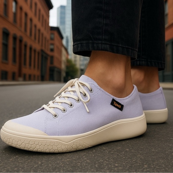 TEVA | Canvas Terra Canyon Sneakers Womens Lilac size 7 - Picture 1 of 8